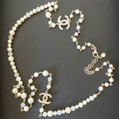 buy coco chanel necklace|coco chanel faux pearls.